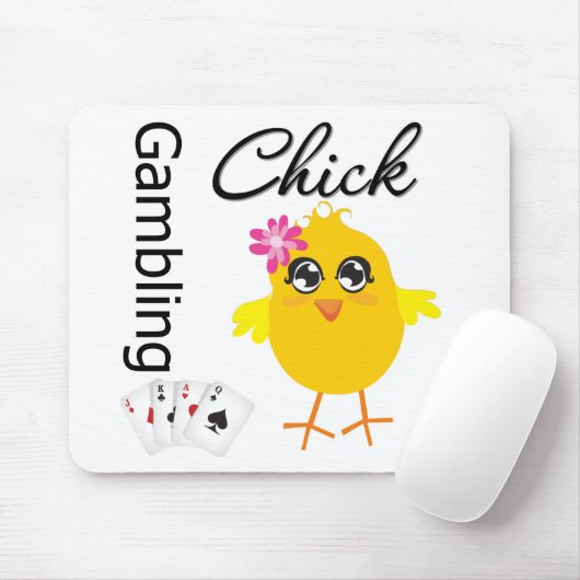 Gambling Chick Mousepad (Mit Mouse)