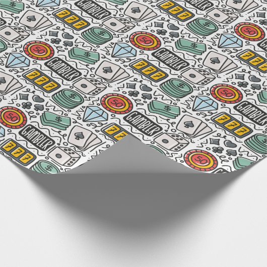 Gambling Geschenkpapier (Ecke)