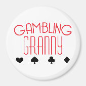 Gambling Granny Magnet (Vorne)