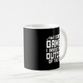 Gambling I Dont Gamble I Invest Casino Lover Gamb  Kaffeetasse (VorderseiteRechts)