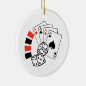 Gambling-Montage Keramik Ornament (Rechts)