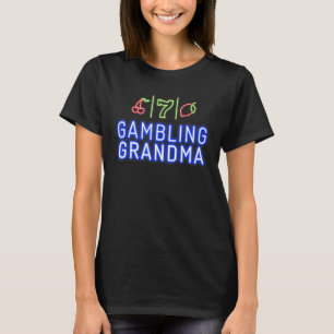 Gambling Oma Casino Lucky Spielautomat Großartiges T-Shirt