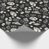 Gambling Poker Straight Flush Cards Würfel Geschenkpapier (Ecke)