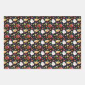 Gambling Roulette Dice Vegas Poker Chips Karten Geschenkpapier Set (Vorderseite 2)