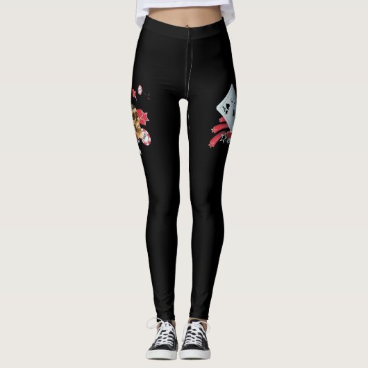 Gambling Skull Leggings (Vorderseite)