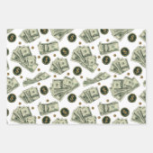 Gambling Wrapping Paper Flat Sheet Set 3 Geschenkpapier Set (Vorderseite 2)