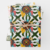 Gambling Wrapping Paper Flat Sheet Set 3 Geschenkpapier Set (Beispiel)
