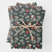 Gambling Würfel Poker Chips Skull Muster Geschenkpapier Set (Beispiel)