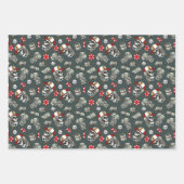 Gambling Würfel Poker Chips Skull Muster Geschenkpapier Set (Vorderseite 3)