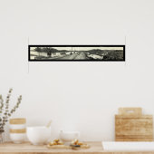 Gamboa Dike Panama Foto 1913 Poster (Küche)