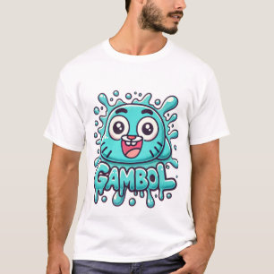 Gambos Splashy-Stil T-Shirt