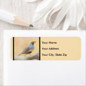 Gambrel's Quail Painting Original Bird Art (Insitu)