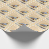 Gambrel's Quail Painting Original Bird Art Geschenkpapier (Ecke)