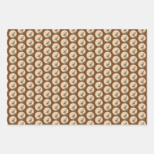 Gambrel's Quail Painting Original Bird Art Geschenkpapier Set (Vorderseite 3)