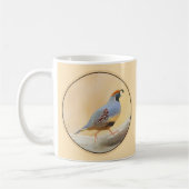 Gambrel's Quail Painting Original Bird Art Kaffeetasse (Links)