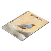 Gambrel's Quail Painting Original Bird Art Notizblock (Linke Seite)