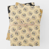 Gambrel's Quail Painting Original Wild Bird Art Geschenkpapier Set (Beispiel)