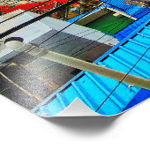 Gamcheon Kulturdorf Korea Fotodruck (Ecke)