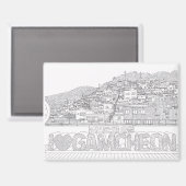 Gamcheon Village Busan Magnet (Vorderseite/Rückseite)