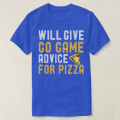 Game Advisor für Pizza Strategy Board T-Shirt (Design vorne)