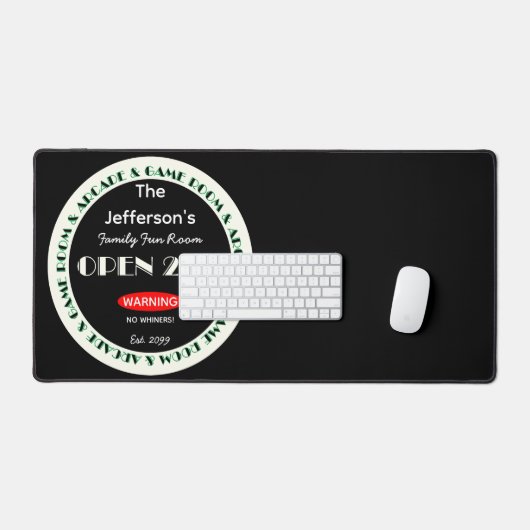 Game & Arcade Room - No Whinters! Schreibtische Ma Schreibtischunterlage (Tastatur & Maus)