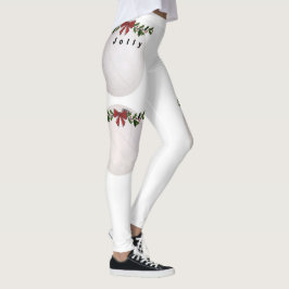 Game Ball Weihnachtsklalligraphie Leggings