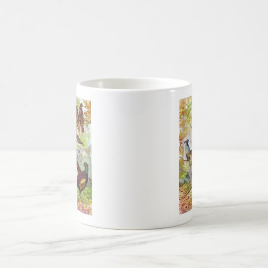 Game Birds 1902 True Stone Chromolithograph Kaffeetasse (Mittel)