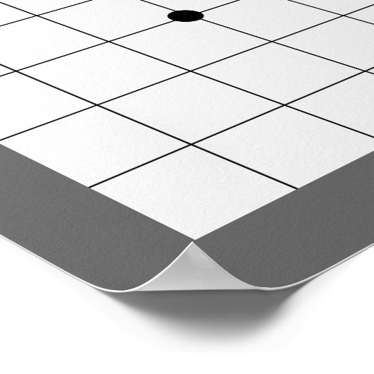 Game Board (19x19) (Vers 1) Poster (Ecke)