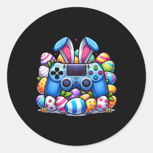 Game Bunny Eggs Kostüm Ostertag Jungen Kinder Gami Runder Aufkleber
