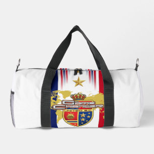 "Game Changer" Rote, Weiße, Blaue & Goldene Sterne Duffle Bag