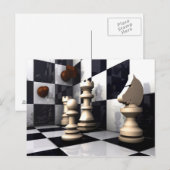 Game Chess Hobby Postkarte (Vorne/Hinten)