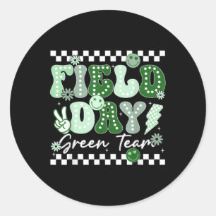 Game-Co für das Team "Green Team Color Field Trip  Runder Aufkleber