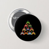 Game Controller Christmas Tree Gamer Boy Girl Funn Button (Vorne & Hinten)