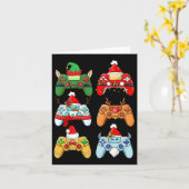 Game Controller Christmas Weihnachtsmannmütze Game Karte (Gelbe Blume)