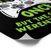 Game Controller Funny Video Gami im Freien Poster (Ecke)