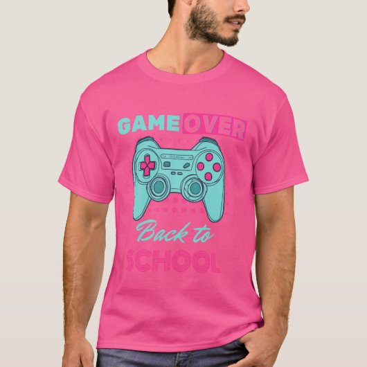 Game-Controller für Schuldesign T-Shirt (Vorderseite)