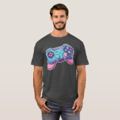 Game Controller-Girl T-Shirt (Vorne ganz)