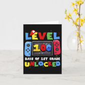 Game Controller Level 100 Days of 1st Grade Entspe Karte (Gelbe Blume)