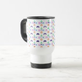 Game Controller Pattern Mug | Cool Gamer Reisebecher (Vorderseite Links)