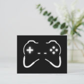 Game Controller Postkarte (Stehend Vorderseite)