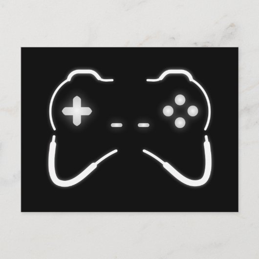 Game Controller Postkarte (Vorderseite)