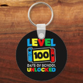 Game Controller Stufe 100 Tage der Schule abgeschl Schlüsselanhänger (Vorderseite)