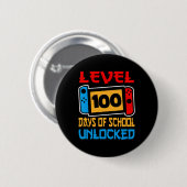 Game-Controller-Stufe 100 Tage Schulfreigabe Button (Vorne & Hinten)