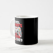 Game-Controller-Stufe 100 Tage Schulfreigabe Kaffeetasse (Vorderseite Links)