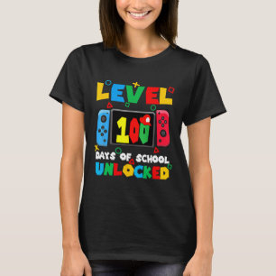 Game-Controller-Stufe 100 Tage Schulfreigabe T-Shirt