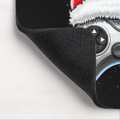 Game Controller Weihnachts-Weihnachtsmannmütze Gam Mousepad (Ecke)
