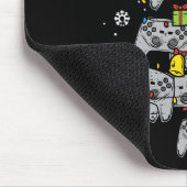 Game Controller Weihnachtsbaum Xmas Boy Men Jugend Mousepad (Ecke)