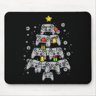 Game Controller Weihnachtsbaum Xmas Boy Men Jugend Mousepad