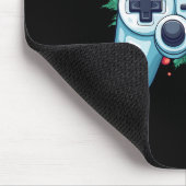 Game Controller Weihnachtsmannmütze Weihnachts Gam Mousepad (Ecke)