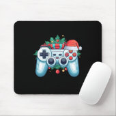 Game Controller Weihnachtsmannmütze Weihnachts Gam Mousepad (Mit Mouse)